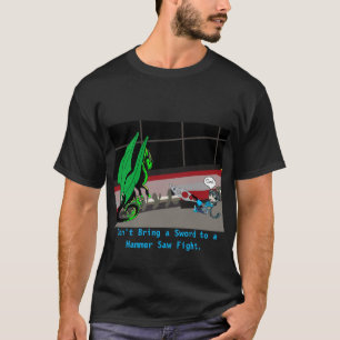 Skorpios v SawBlaze Battlebots T-Shirt