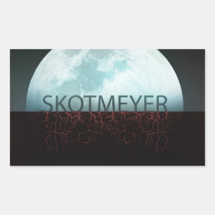 Skot Meyer Half Moon Sticker By Karen Kreature