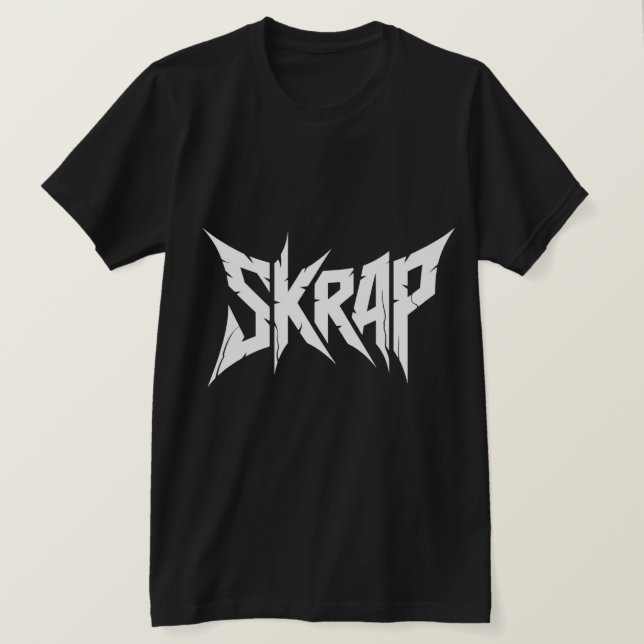SKRAP Edgy Streetwear Graphic  T-Shirt (Design Front)