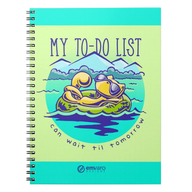 Skribbles the Cat: To-Do List ... Can Wait Notebook (Front)