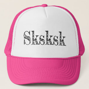sksksk trucker hat
