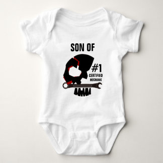 SKULETONS BHQ Mechanic Baby Bodysuit
