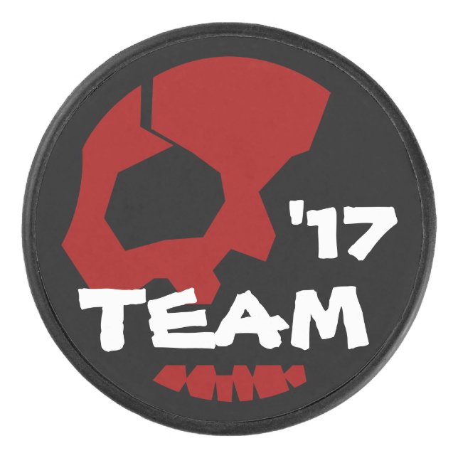 SKULETONS BHQ Remix Hockey Puck (Front)