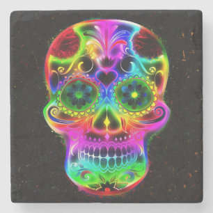 Skull20160604 Stone Coaster