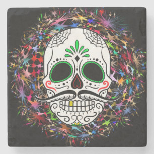 Skull20170396 Stone Coaster