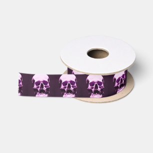 Skull_010 Satin Ribbon