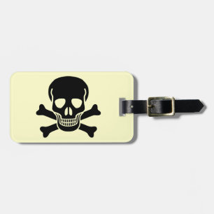 skull 01 luggage tag