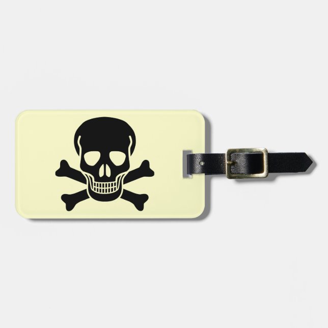 skull 01 luggage tag (Front Horizontal)