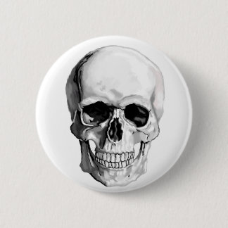 Skull 6 Cm Round Badge