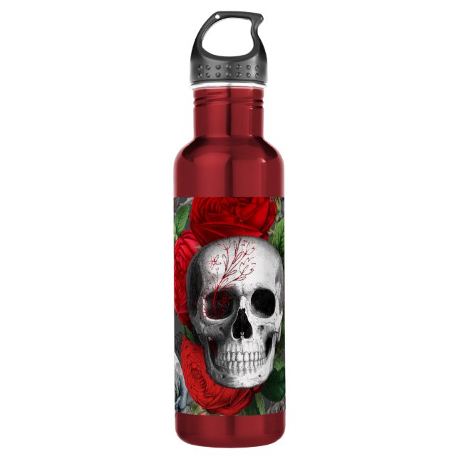 Skull 710 Ml Water Bottle (Front)