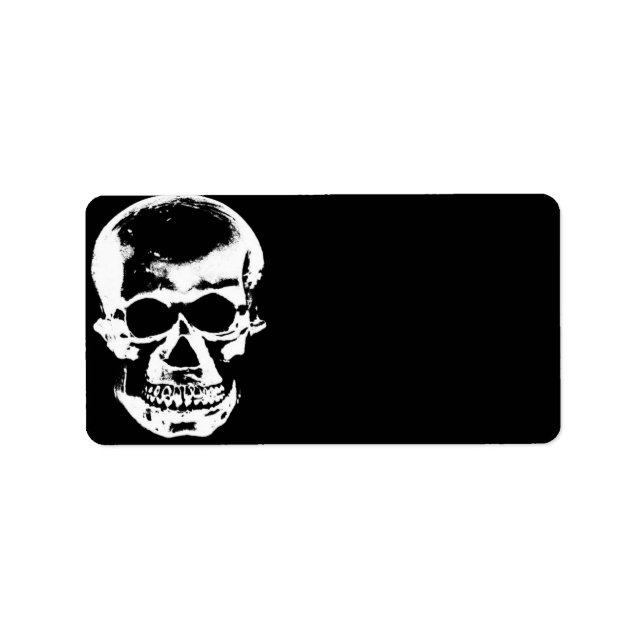 Skull Address Label (Front)
