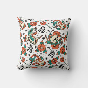 Skull & Anchor Retro Cushion