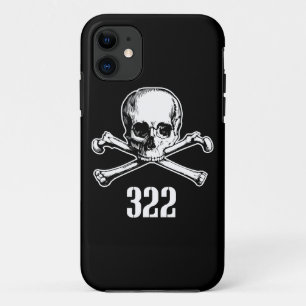 Skull and Bones 322 iPhone 11 Case