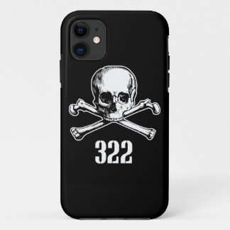 Skull and Bones 322 iPhone 11 Case