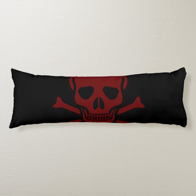 Skull and Bones Body Cushion (Front)