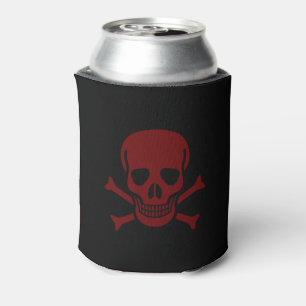 Skull and Bones Can Cooler