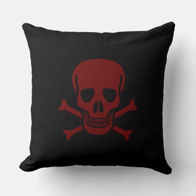 Skull and Bones Cushion (Front)