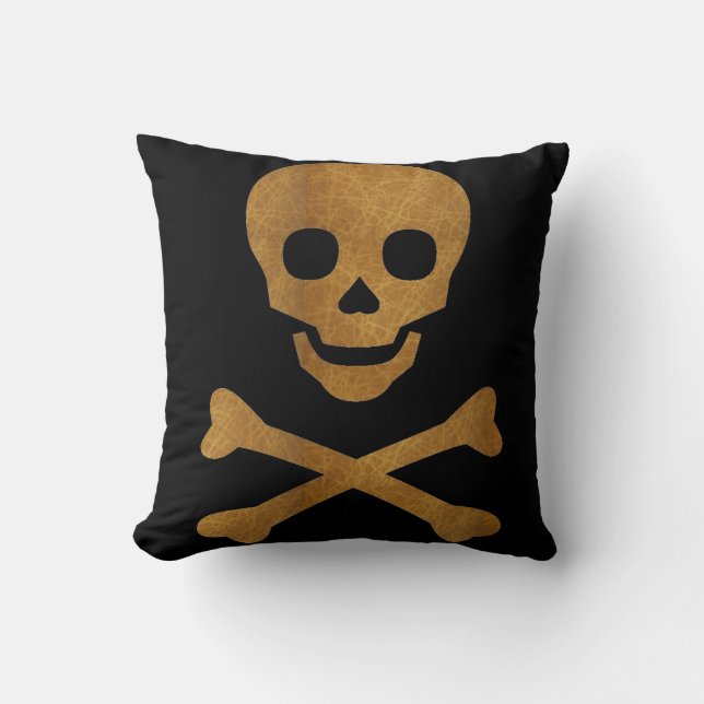 Skull and Bones Cushion (Front)