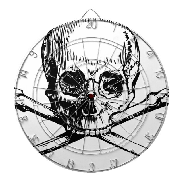 Skull and Bones Dartboard (Front)