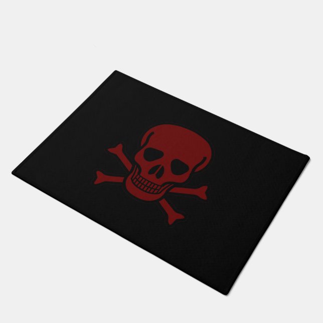 Skull and Bones Doormat (Angled)