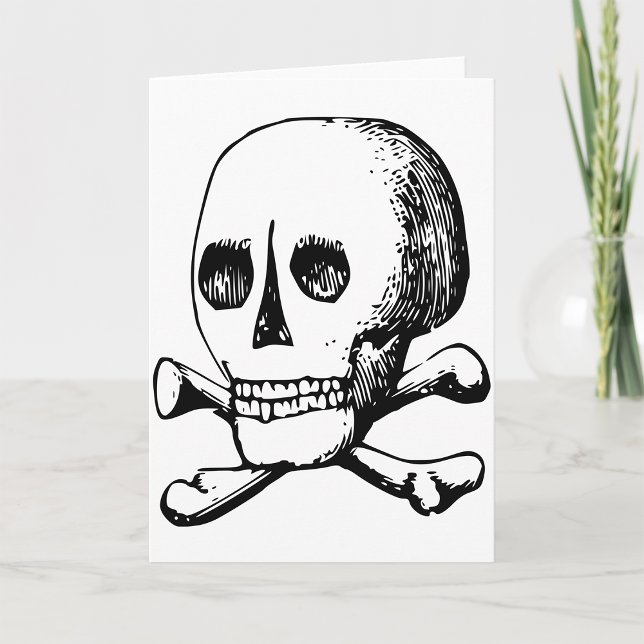 Skull And Bones Greeting Cards (Creator Uploaded)
