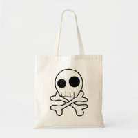 Skull and Bones Halloween Bag