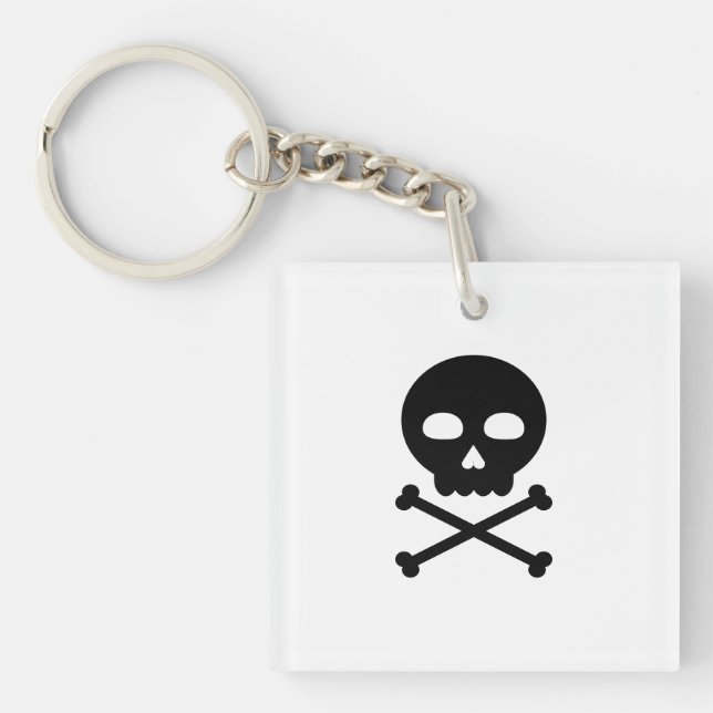 Skull and Bones Key Ring (Front)