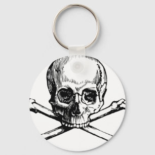 Skull and Bones Key Ring