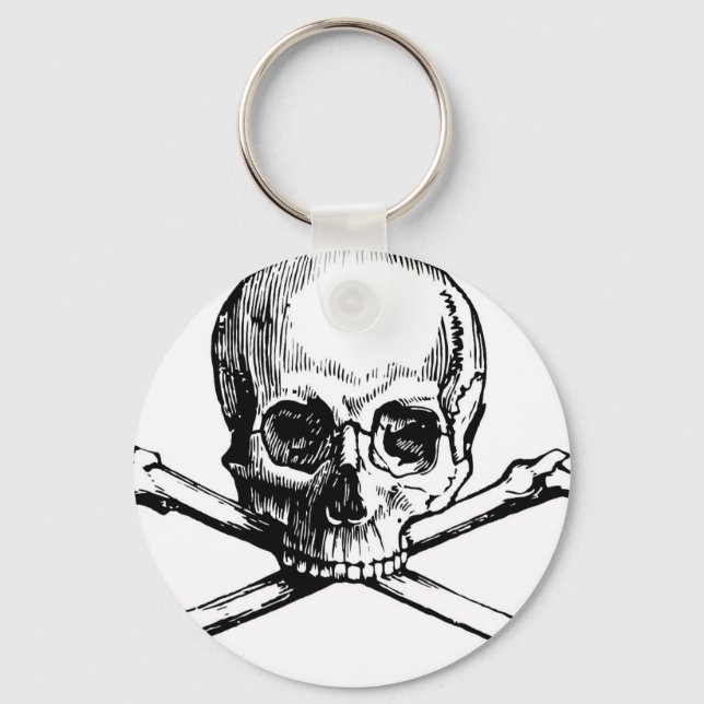 Skull and Bones Key Ring (Front)