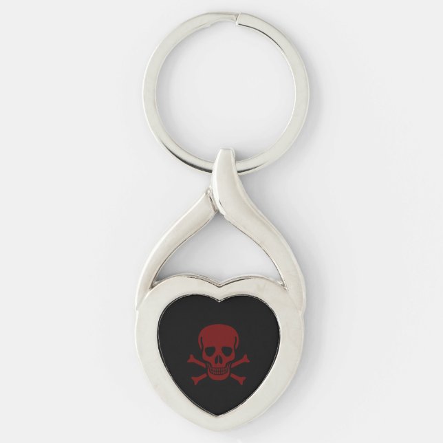 Skull and Bones Key Ring (Front)