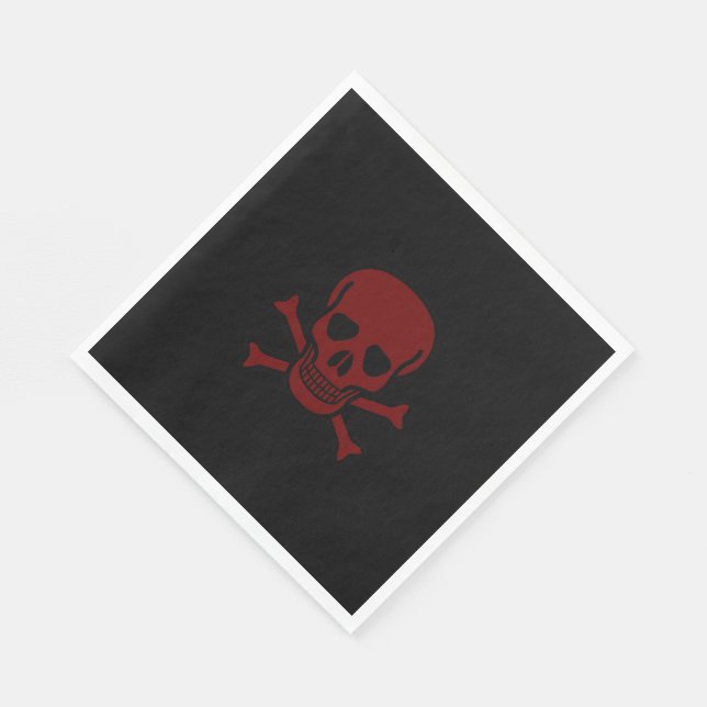 Skull and Bones Napkin (Corner)