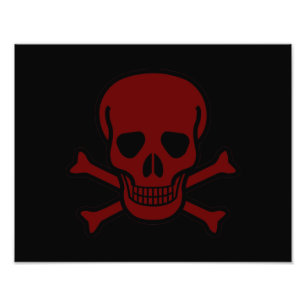 Skull and Bones Photo Print