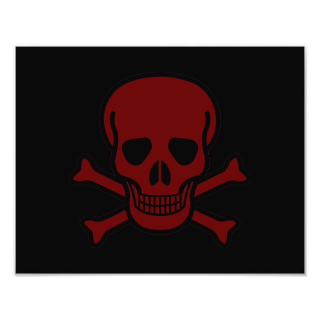 Skull and Bones Photo Print (Front)