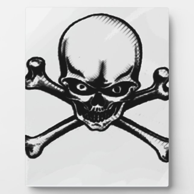 Skull and bones plaque (Front)