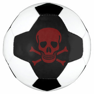 Skull and Bones Soccer Ball