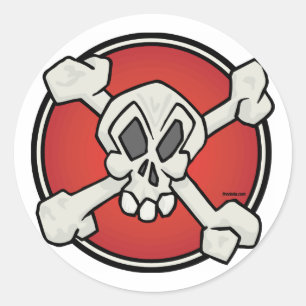 Skull and Bones Sticker Sheet