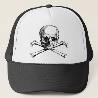 Skull and Bones Trucker Hat