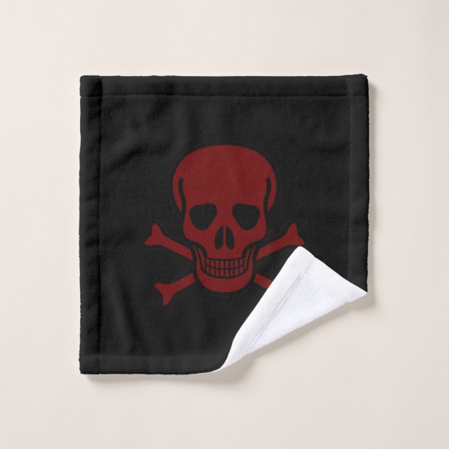 Skull and Bones Wash Cloth (Wash Cloth)