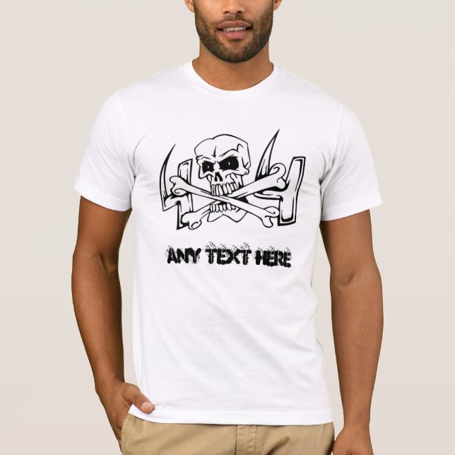 Skull and Cross Bones 4X4 Mens T-shirt (Front)