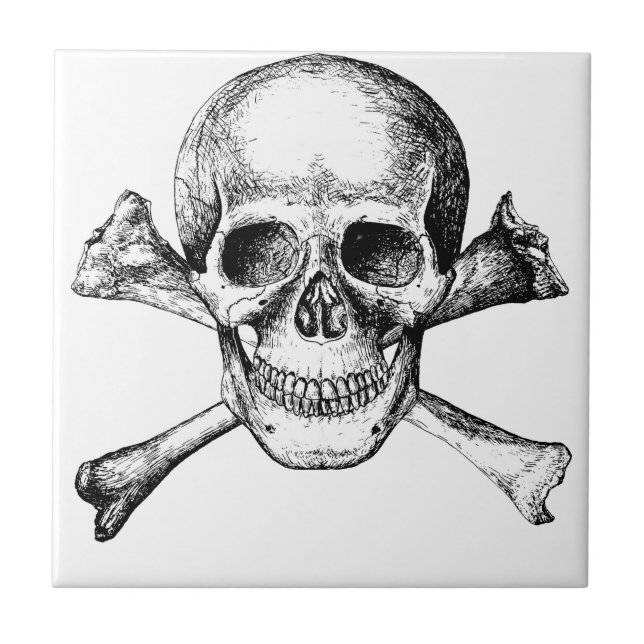 Skull and Cross Bones Tile (Front)