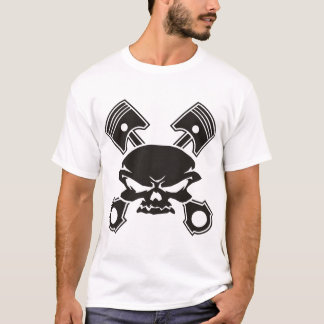 Skull and Cross Pistons T-Shirt