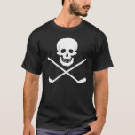 Skull and Cross Sticks Dark T-Shirt<br><div class="desc">Skull and Cross Sticks Dark Tee Shirt: Crossbones ice hockey stick parody spoof satire satirical NHL joke humour funny sports danger caution warning poison death dead die skate skating shoot score goal goals goalie goalies tough badass awesome cool rink Stanley Cup Canada Canadian sport puck pucks</div>