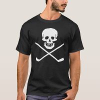Skull and Cross Sticks Dark T-Shirt