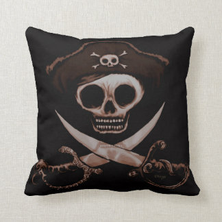 Skull And Cross Swords Cushion