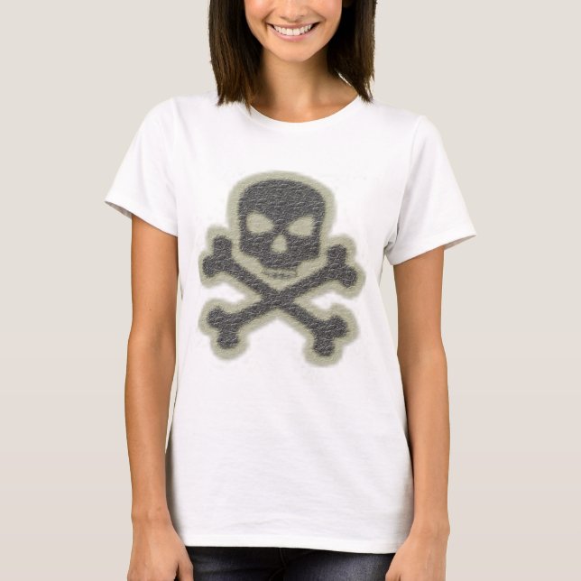 Skull and Crossbone Laiies Top (Front)