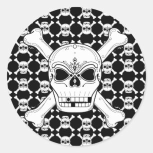 Skull And Crossbone Sticker