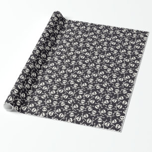 Skull and Crossbone Wrapping Paper