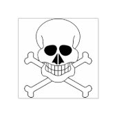 Skull and crossbones 4 illustration art stamp (Imprint)
