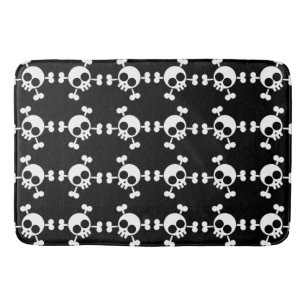 Skull and Crossbones Bath Mat