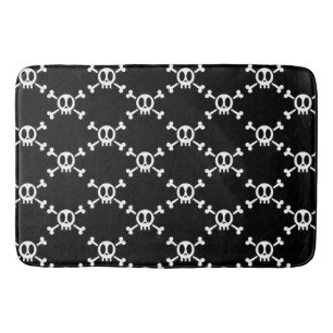 Skull and Crossbones Bath Mat